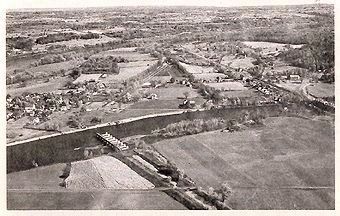 "Aerial view [of Fort Hunter area]" image. Click for more information.