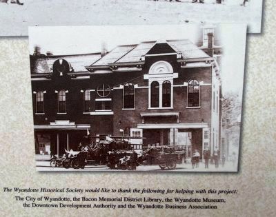 First Fire Station Marker Photo image. Click for full size.