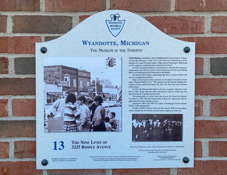 The Nine Lives of 3225 Biddle Avenue Marker image. Click for full size.