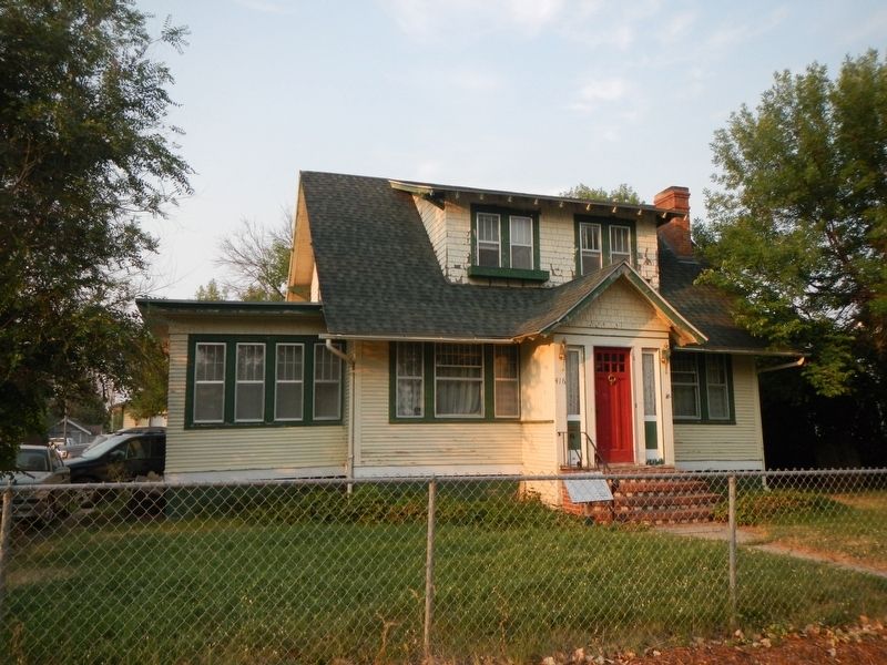 Charles S. Eder House and Marker image. Click for full size.