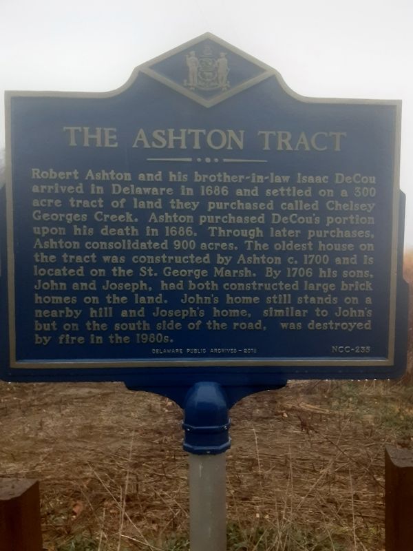 The Ashton Tract Marker. Click for full size. The Ashton Tract Marker image. Click for full size.