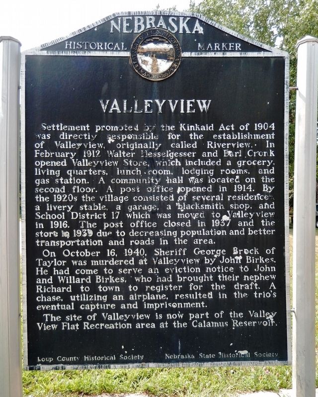 Valleyview Marker image. Click for full size.