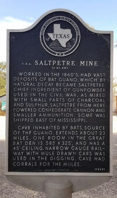 Saltpetre Mine Marker image. Click for full size.