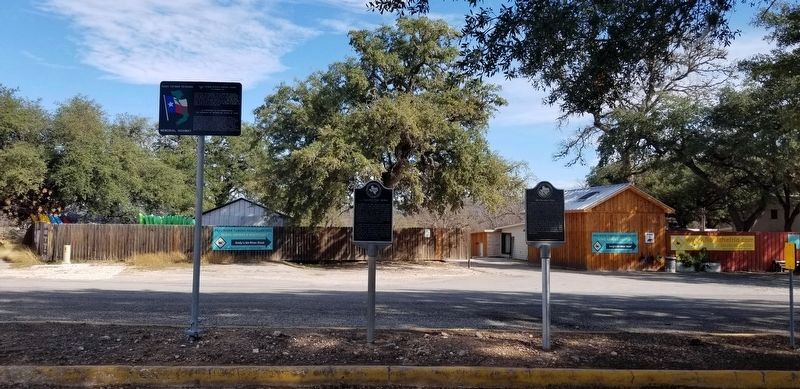 The Saltpetre Mine Marker is the marker in the middle of the three markers. Click for full size. The Saltpetre Mine Marker is the marker in the middle of the three markers image. Click for full size.