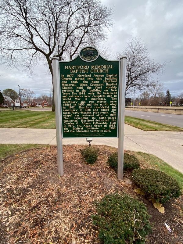 Hartford Memorial Baptist Church Marker Reverse. Click for full size. Hartford Memorial Baptist Church Marker Reverse image. Click for full size.