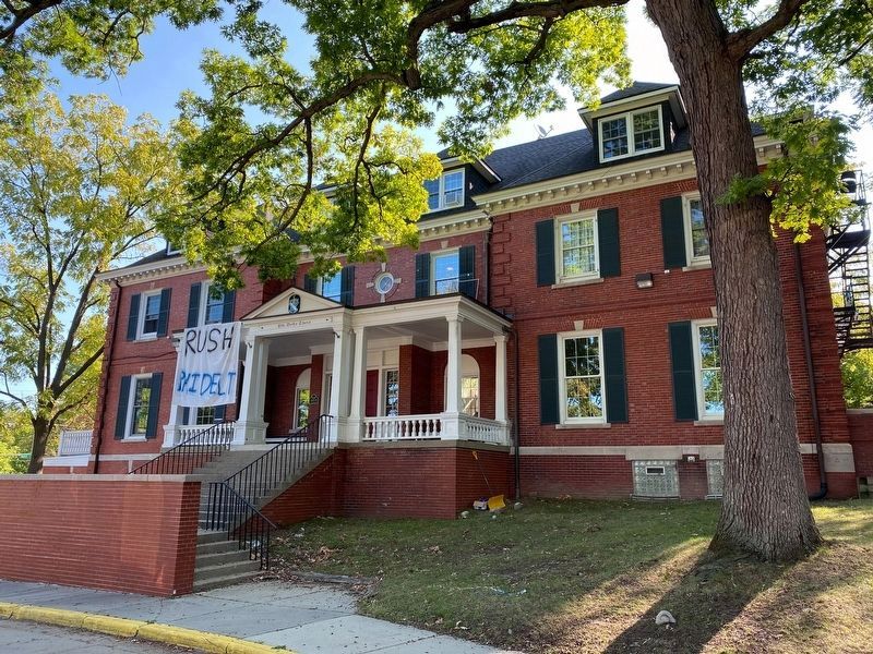 Phi Delta Theta Fraternity House and Marker. Click for full size. Phi Delta Theta Fraternity House and Marker image. Click for full size.
