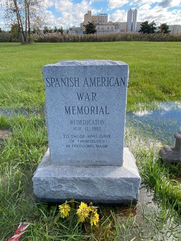 Spanish American War Memorial. Click for full size. Spanish American War Memorial image. Click for full size.