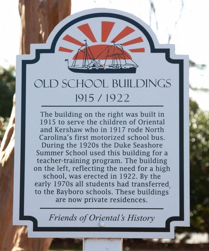 Old School Buildings Marker image. Click for full size.