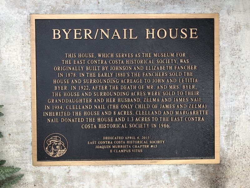 Bryer/Nail House Marker image. Click for full size.