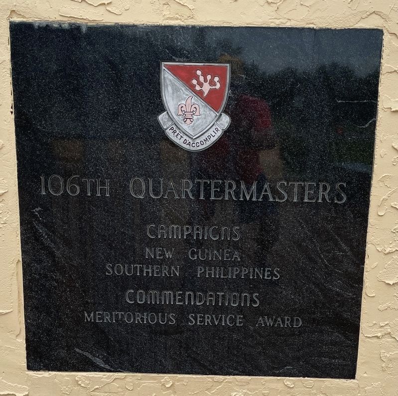 106th Quartermasters. Click for full size. 106th Quartermasters image. Click for full size.