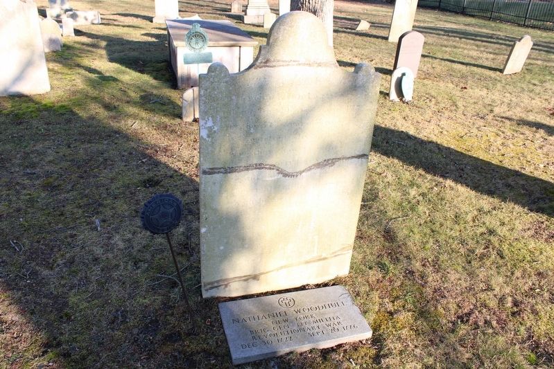 Nathaniel Woodhull's Grave image. Click for full size.