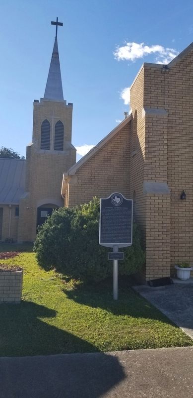 The Emmanuel Lutheran Church and Marker. Click for full size. The Emmanuel Lutheran Church and Marker image. Click for full size.