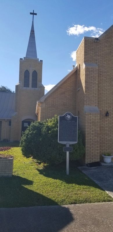 The Emmanuel Lutheran Church and Marker image. Click for full size.