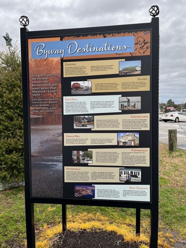 Byway Destinations Marker. Click for full size. Byway Destinations Marker image. Click for full size.