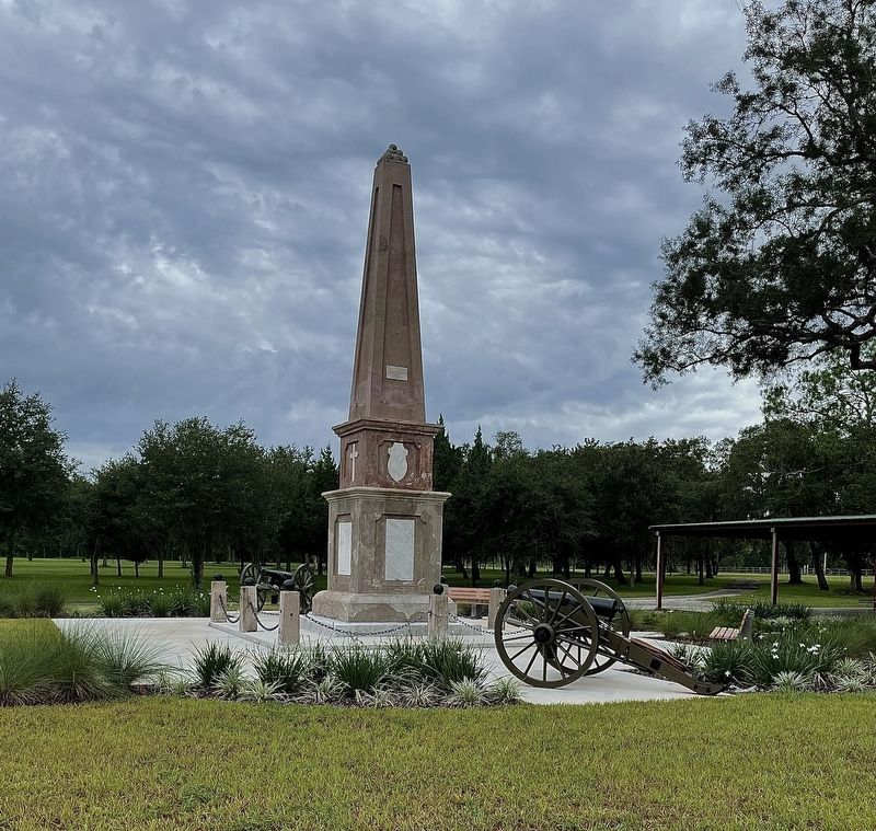 St. Augustine Confederate Memorial at new location image. Click for full size.