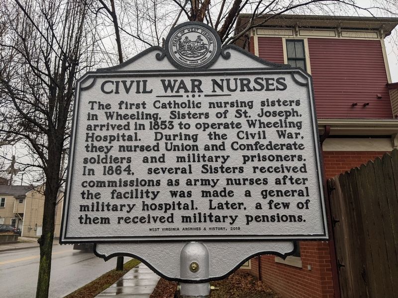 Civil War Nurses Marker image. Click for full size.