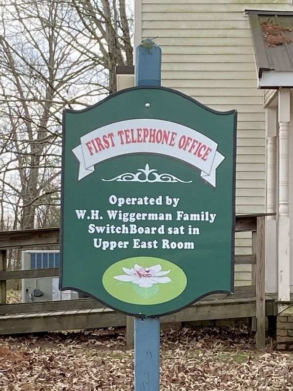 First Telephone Office Marker image. Click for full size.