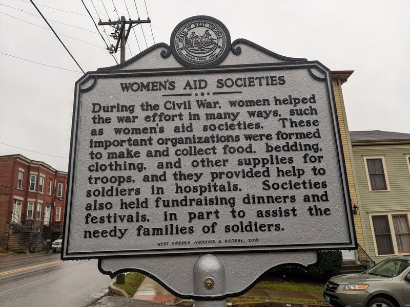 Women's Aid Societies Marker. Click for full size. Women's Aid Societies Marker image. Click for full size.