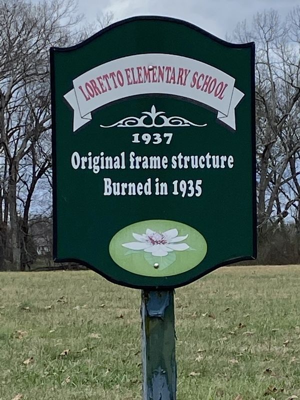Loretto Elementary School Marker image. Click for full size.