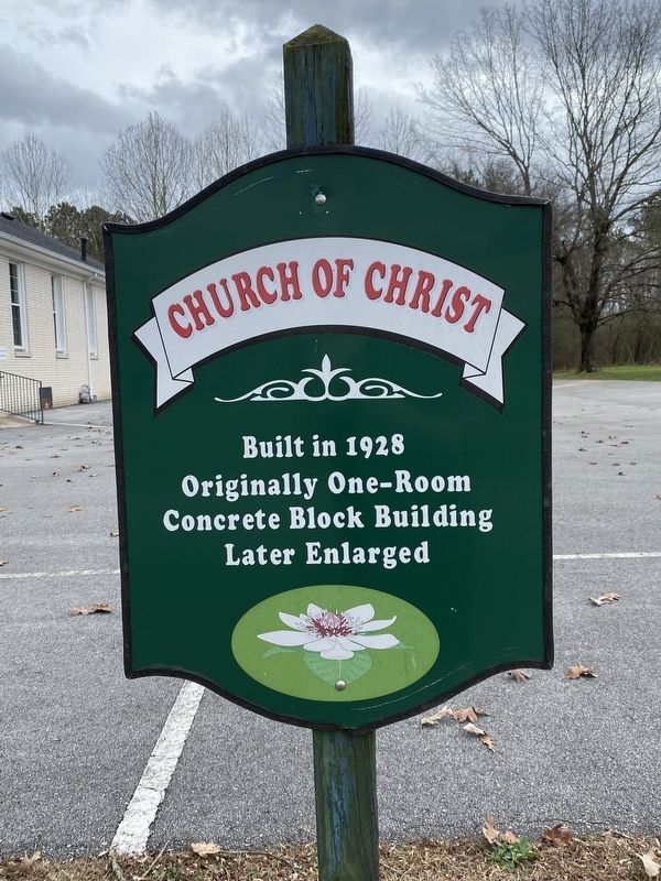Church of Christ Marker. Click for full size. Church of Christ Marker image. Click for full size.