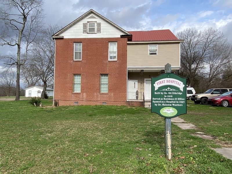 First Hospital Marker. Click for full size. First Hospital Marker image. Click for full size.