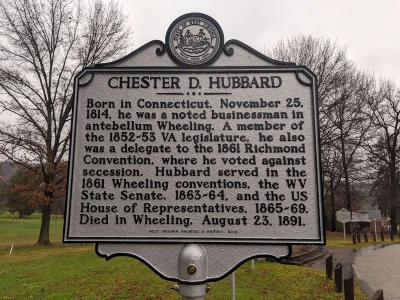 Chester D. Hubbard Marker image. Click for full size.
