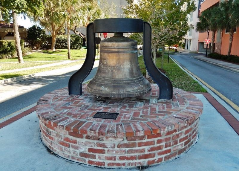 1889 Ocala Fire Bell image. Click for full size.