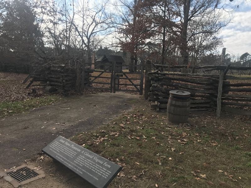 Great Hopes Plantation: A Colonial Virginia Farm Marker. Click for full size. Great Hopes Plantation: A Colonial Virginia Farm Marker image. Click for full size.