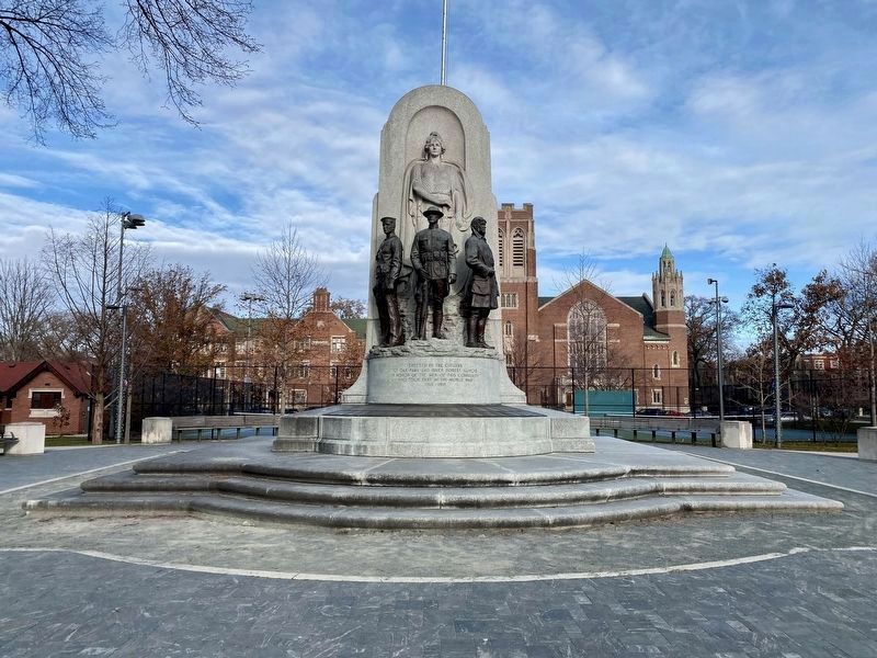 "Peace Triumphant: a War Remembered" image. Click for more information.