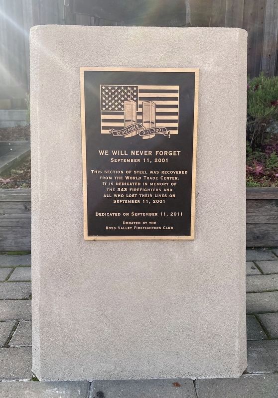We Will Never Forget Memorial image. Click for full size.
