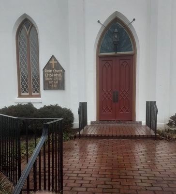 Christ Episcopal Church Entrance image. Click for full size.