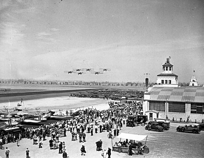 Dedication of Los Angeles Municipal Airport image. Click for full size.