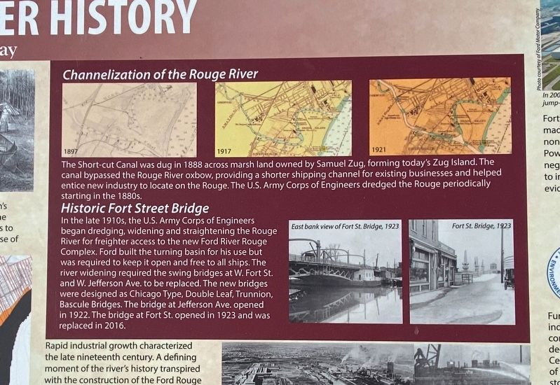 Rouge River History Marker image. Click for full size.