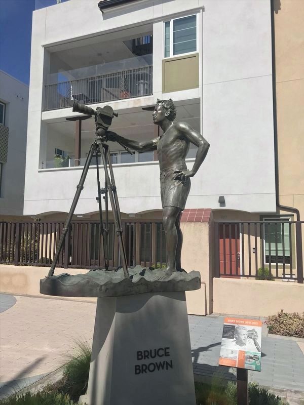 Bruce Brown Marker and Statue image. Click for full size.