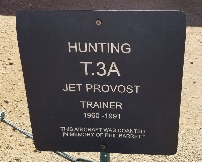 Hunting T.3A Jet Provost Marker image. Click for full size.
