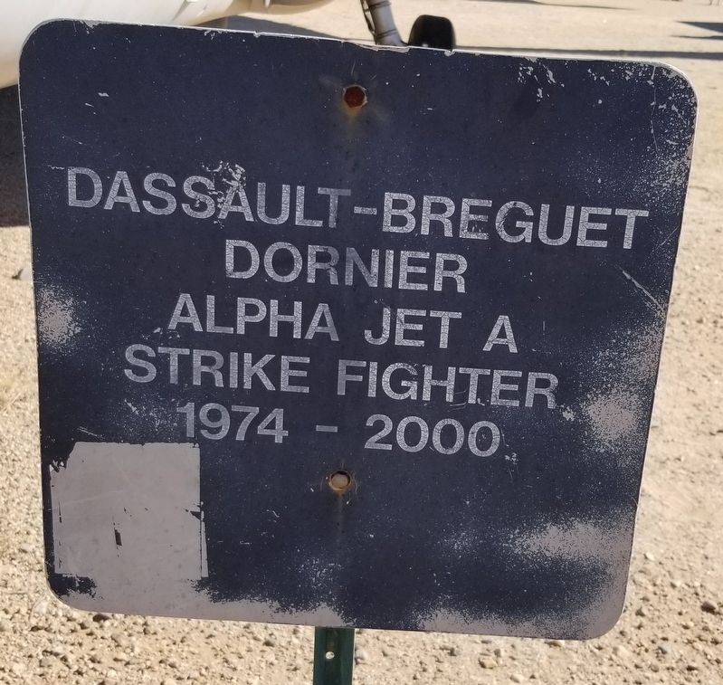 Dassault-Breguet Dornier Alpha Jet A Marker image. Click for full size.