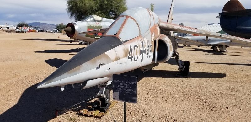The Dassault-Breguet Dornier Alpha Jet A and Marker image. Click for full size.