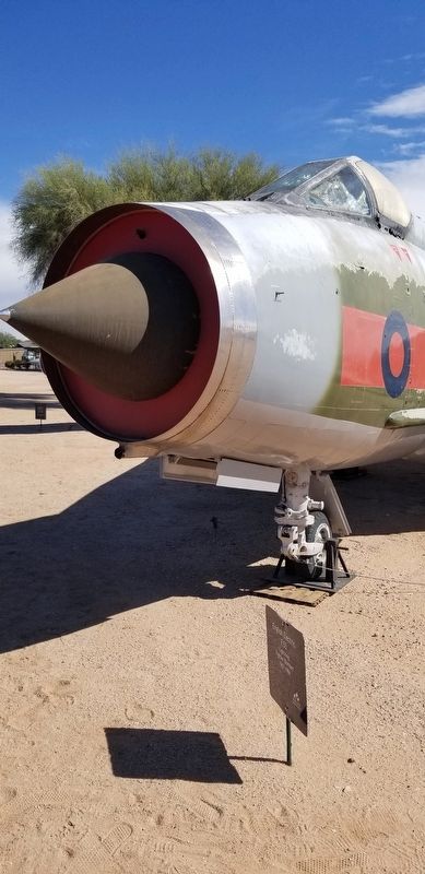 The English Electric F.53 Lightning and Marker. Click for full size. The English Electric F.53 Lightning and Marker image. Click for full size.