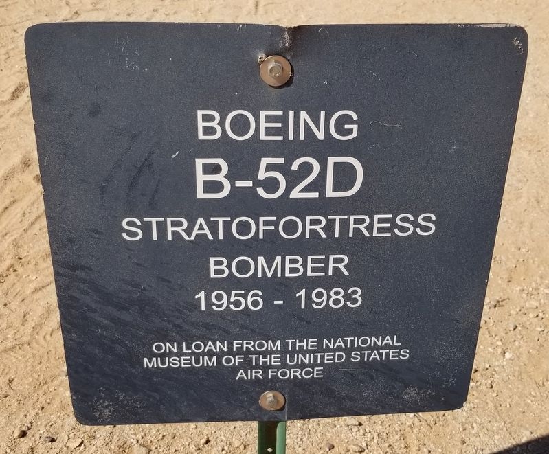 Boeing B-52D Stratofortress Bomber Marker image. Click for full size.