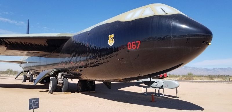 The Boeing B-52D Stratofortress Bomber and Marker image. Click for full size.