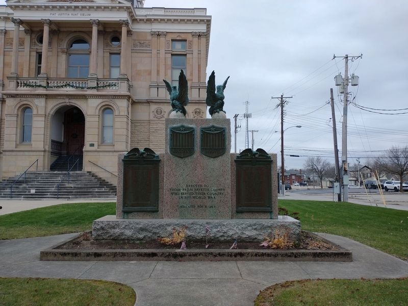 Fayette County World War Memorial. Click for full size. Fayette County World War Memorial image. Click for full size.