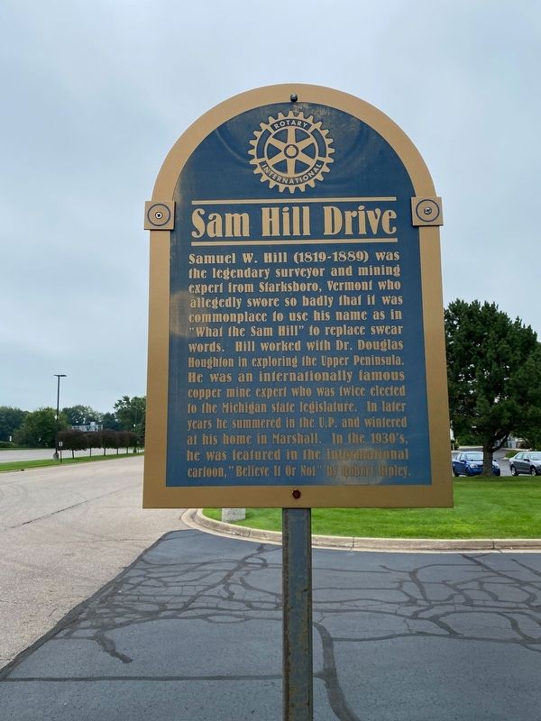 Sam Hill Drive Marker image. Click for full size.