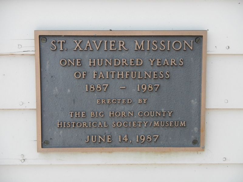 St. Xavier Mission Marker image. Click for full size.