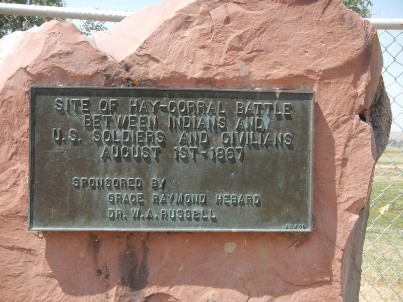 Hay-Corral Battle Marker image. Click for full size.
