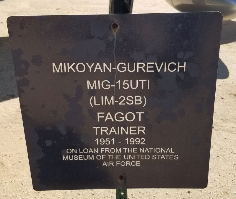 Mikoyan-Gurevich MiG-15UTI Marker image. Click for full size.