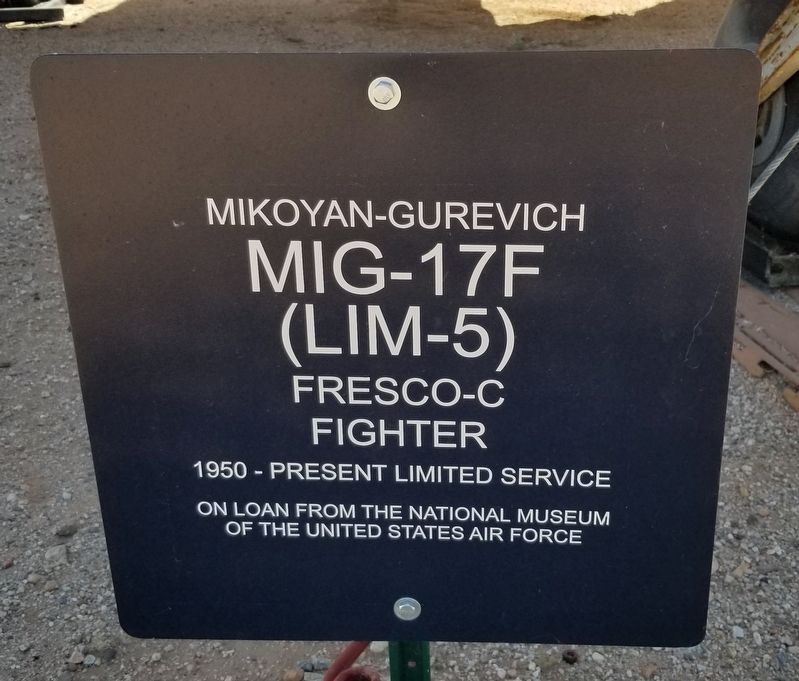 Mikoyan-Gurevich Mig-17F (LIM-5) Marker image. Click for full size.