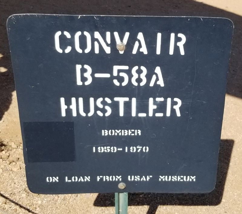 Convair B-58A Hustler Marker image. Click for full size.