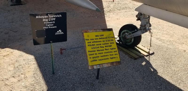 The MiG-21PF Marker is the marker on the right of the two markers image. Click for full size.