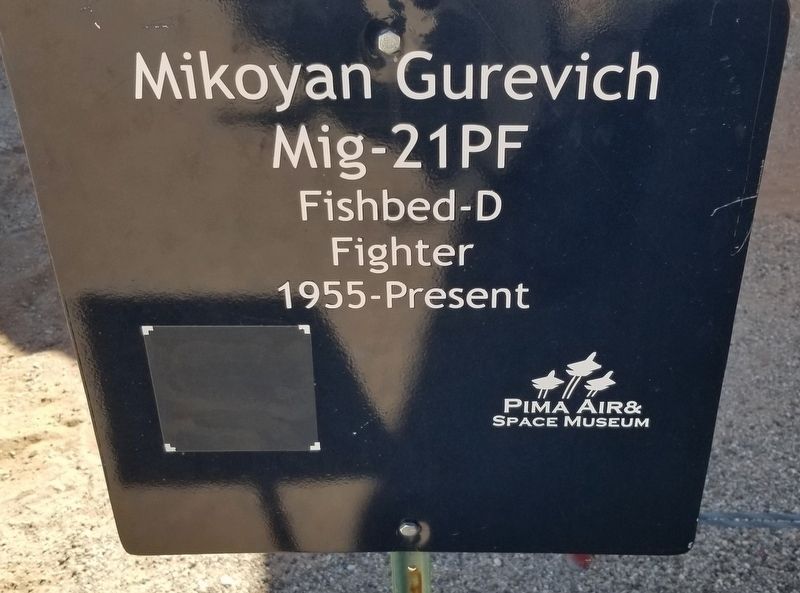 Mikoyan Gurevich Mig-21PF Marker image. Click for full size.