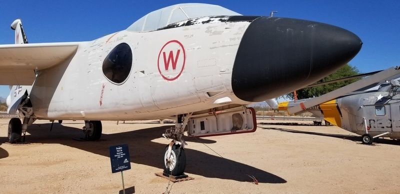 Front view of the Douglas YEA-3A Skywarrior and Marker image. Click for full size.